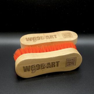 Hoofdborstel rood Wood Art by Tom