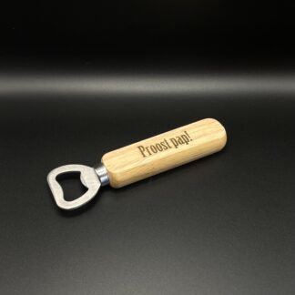 Flesopener gegraveerd met tekst