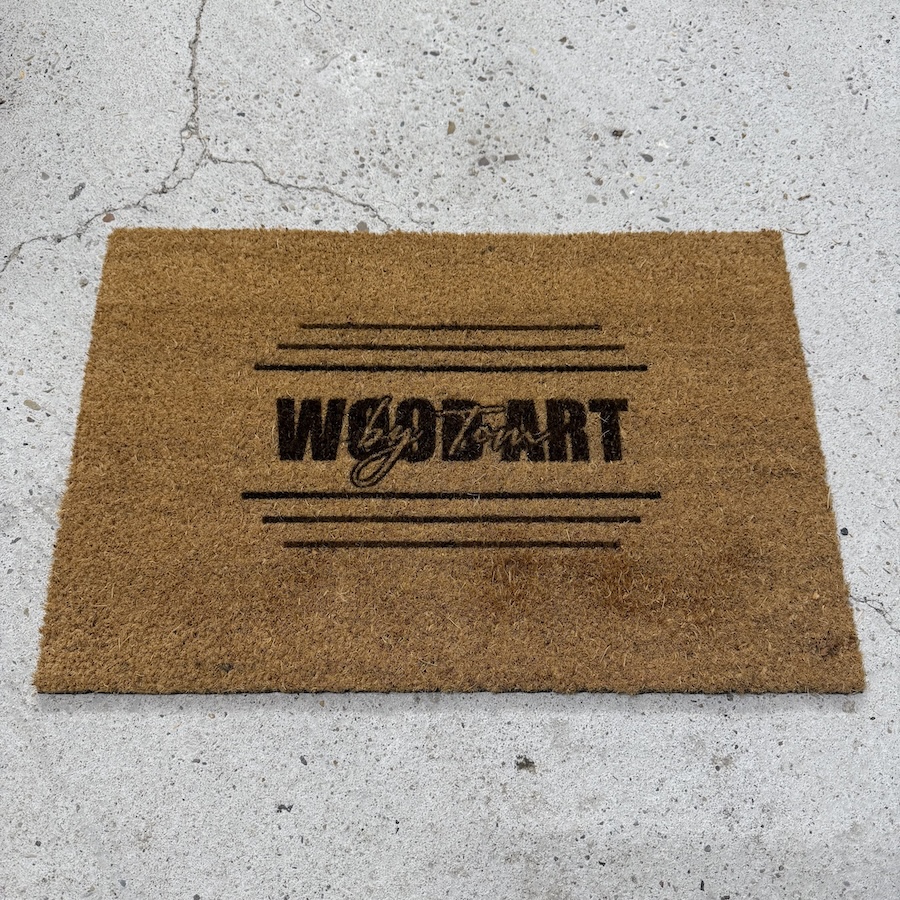 Deurmat Wood Art by Tom