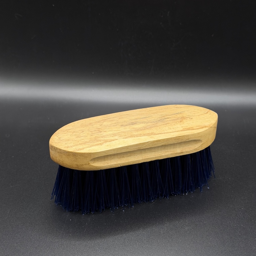 Paardenborstel donkerblauw 16cm