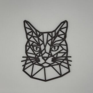 Geometrische kat zwart
